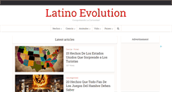 Desktop Screenshot of latinoevolution.com